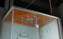 Parná kabína s fínskou saunou Thalia S6/S8, rozmery 220x120x223
