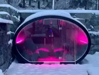 Exteriérová parná sauna Soleum