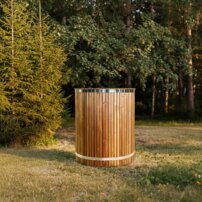 Okrúhla ochladzovacia kaďa, nerez 130x110