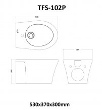 StoneArt TFS-102P biela 52x37cm matná
