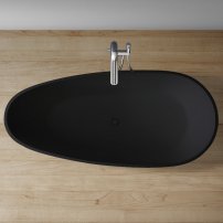 Stoneart BS-505 171x85 voľne stojaca vaňa čierna