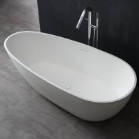 Stoneart BS-505 171x85 voľne stojaca vaňa biela lesklá