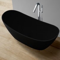 Stoneart BS-526 185x79 voľne stojaca vaňa čierna