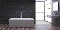 Stoneart BS-532 175x73 voľne stojaca vaňa biela matná