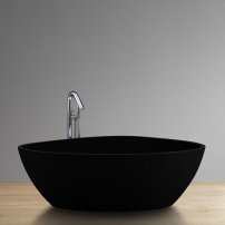 Stoneart BS-533 180x140 voľne stojaca vaňa čierna