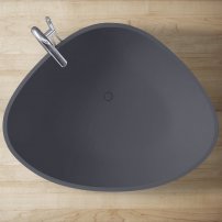 Stoneart BS-533 180x140 voľne stojaca vaňa tmavo sivá