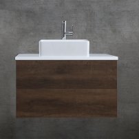 Stoneart umývadlo LC110 minerálny kompozit 50x50cm biela lesklá