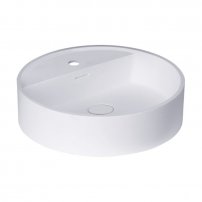 Stoneart umývadlo LC148 minerálny kompozit 45x45cm biela lesklá