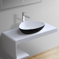 Stoneart umývadlo LC154 minerálny kompozit 56x43cm