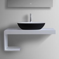 Stoneart umývadlo LC154 minerálny kompozit 56x43cm