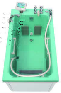 T-UWM/E - underwater massage and electrotherapy bath