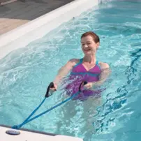 Mirna 60 Deep plavecký bazén s protiprúdom, 592x235x154 cm