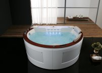 Wellgems WG-U2609 hydromasážna vaňa 1950x1610x810 mm so zásterou