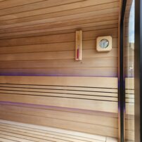 AWT THE CUBE X2 Hemlock, exteriérová sauna 225x225