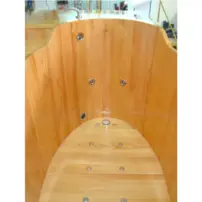 Vírivá vaňa s masážou, drevo Kambala/Smrekovec