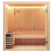 Sauna AWT E1803, borovica, 6-6,8Kw Harvia Vega/Cilindro