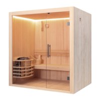 Sauna AWT E1803A, 180x120, borovica, 6,8Kw Harvia Cilindro