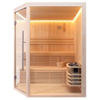 Sauna AWT E1801A, 180x180, borovica, Harvia 8kw Vega