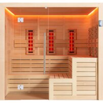 AWT infrasauna E1613C-IR Hemlock 180x180
