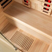 AWT infrasauna E1250B-IR Hemlock , pec Harvia TheWall 6kW, 180x110