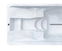 Platinum Spas Artemis Pro, zapustený plavecký bazén 600 × 225 × 152