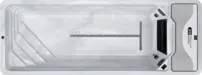 Platinum Spas Atlas Pro, zapustený plavecký bazén 600 × 225 × 152