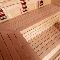 AWT infrasauna E1612C-IR Hemlock 180x160, 9kW Cilindro