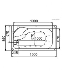 SW-616 parný sprchový box 170 x 120 x 218 cm vpravo