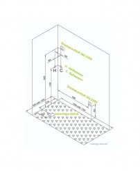 SW-615 parný sprchový box s hydromasážnou vaňou 170 x 85 x 218 cm vpravo
