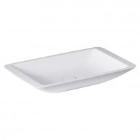 Stoneart umývadlo LC118 minerálny kompozit 59x34cm biela matná