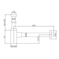 StoneArt odtok PX30P matná biela