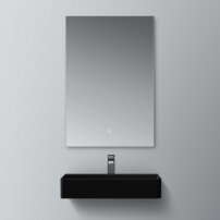 StoneArt LP6206 čierna matná, umývadlo 60x46