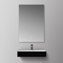 StoneArt LP6206 čierna/biela matná, umývadlo 60x46