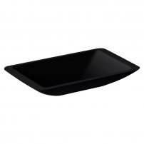 Stoneart umývadlo LC118 minerálny kompozit 59x34cm čierne