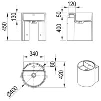 StoneArt LZ250 biela 40x42cm