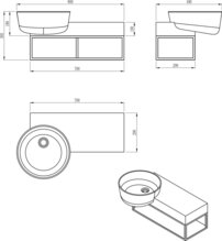 StoneArt LQ650 biela 80x49cm