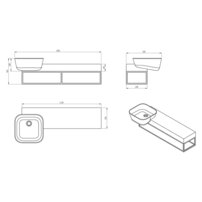 StoneArt LQ651 biela 120x49cm