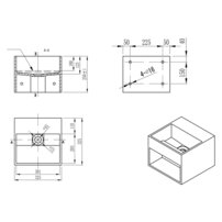 StoneArt LZ750 biela, 32,5x32,5cm