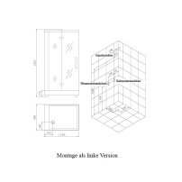 AWT DZ959F8 parný sprchový box obdĺžnik 120x90x225, čierna / pravá