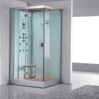 AWT DZ959F8 parný sprchový box obdĺžnik 120x90x225, biela / ľavá