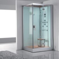 AWT DZ959F8 parný sprchový box obdĺžnik 120x90x225, biela / pravá