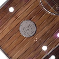 AWT DZ961F8 parný sprchový box obdĺžnik 150x90x225, čierna / pravá