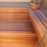 Sauna AWT E1241B 200x170, Céder, Harvia 9kW Kivi