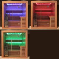 Sauna AWT E1241B 200x170, Céder, Harvia 9kW Kivi