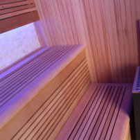 Sauna AWT E1244B, 180x150, Céder EOS 9kW Cubo