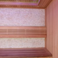 Sauna AWT E1243B, 200x180, Céder, Harvia 9kW Kivi
