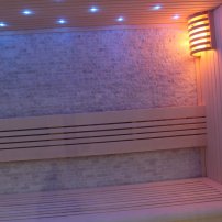 Sauna AWT B1102B topoľ  220x170, 9 kW EOS BiO-Thermat