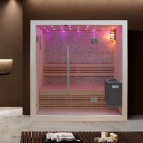 Sauna AWT B1103A topoľ 180x105 3kW EOS BiO-Mini