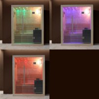 Sauna AWT B1103B topoľ 150x105 3kW EOS BiO-Mini