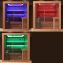 Sauna AWT E1241A, 220x170, Céder EOS 9kW Cubo